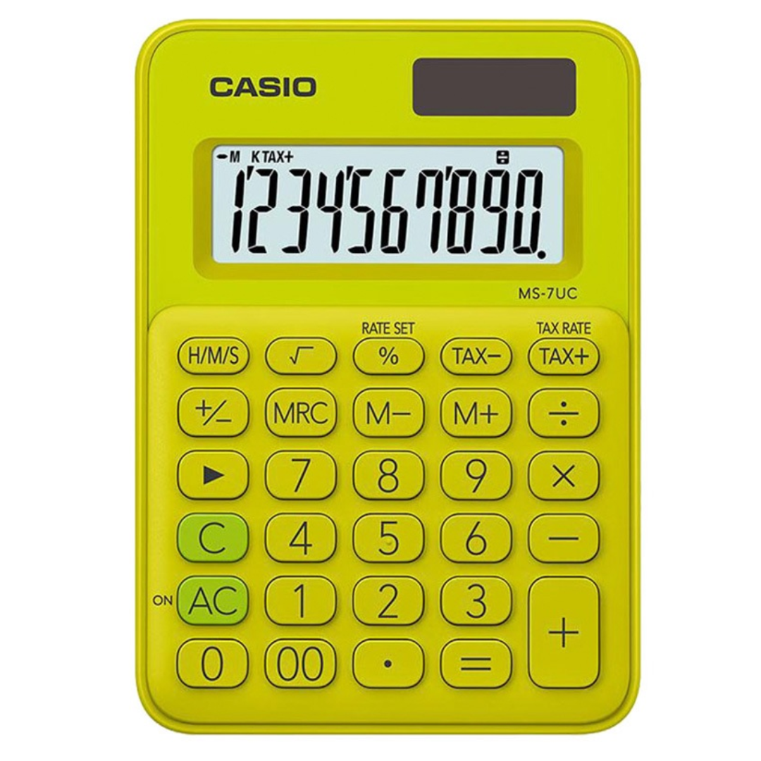 Calculadora Casio MS-7UC-YG - Relojchile - Default Title - Casio - Calculadora