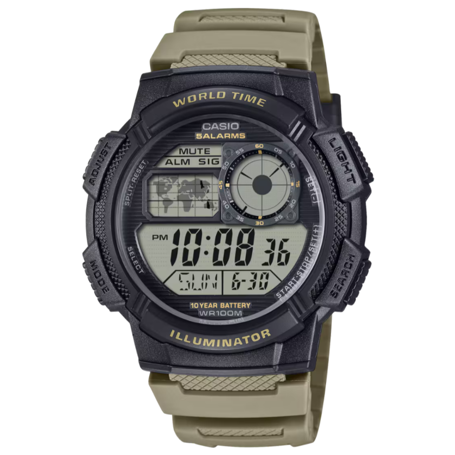 Reloj Casio AE-1000W-5AV Hombre - Digital - Reloj Reloj Casio original | Compra en Relojchile Chile | Reloj Casio Chile | Reloj Reloj Chile - Reloj hombre chile - Reloj mujer chile - Reloj santiago - Reloj original chile - reloj elegante hombre - reloj casual mujer - reloj resistente al agua - reloj acero inoxidable - reloj deportivo hombre - tienda de relojes online chile