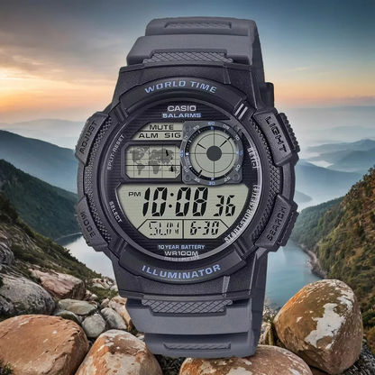 Reloj Casio AE-1000W-8AV Hombre - Digital - Reloj Reloj Casio original | Compra en Relojchile Chile | Reloj Casio Chile | Reloj Reloj Chile - Reloj hombre chile - Reloj mujer chile - Reloj santiago - Reloj original chile - reloj elegante hombre - reloj casual mujer - reloj resistente al agua - reloj acero inoxidable - reloj deportivo hombre - tienda de relojes online chile