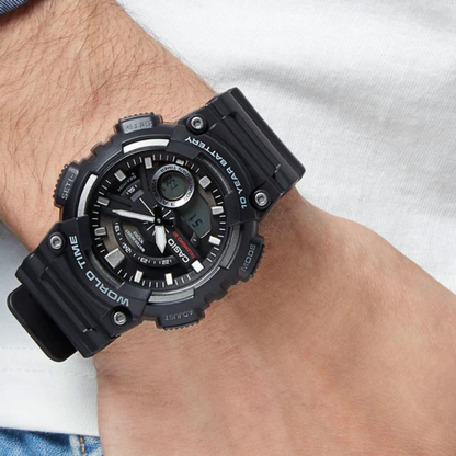 Reloj Casio AEQ-110W-1AV Hombre - Análogo Digital - Reloj Reloj Casio original | Compra en Relojchile Chile | Reloj Casio Chile | Reloj Reloj Chile - Reloj hombre chile - Reloj mujer chile - Reloj santiago - Reloj original chile - reloj elegante hombre - reloj casual mujer - reloj resistente al agua - reloj acero inoxidable - reloj deportivo hombre - tienda de relojes online chile