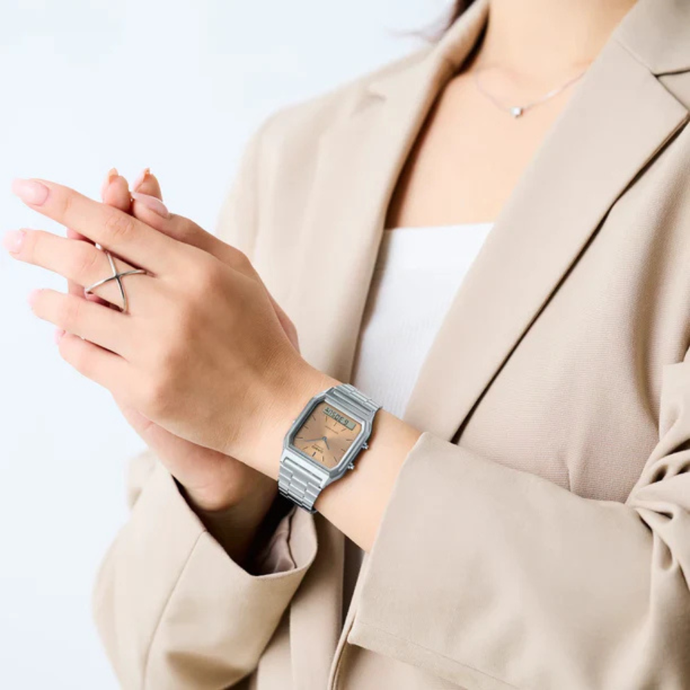 Reloj Casio AQ-230A-4A Unisex - Análogo Digital - Reloj Reloj Casio original | Compra en Relojchile Chile | Reloj Casio Chile | Reloj Reloj Chile - Reloj hombre chile - Reloj mujer chile - Reloj santiago - Reloj original chile - reloj elegante hombre - reloj casual mujer - reloj resistente al agua - reloj acero inoxidable - reloj deportivo hombre - tienda de relojes online chile