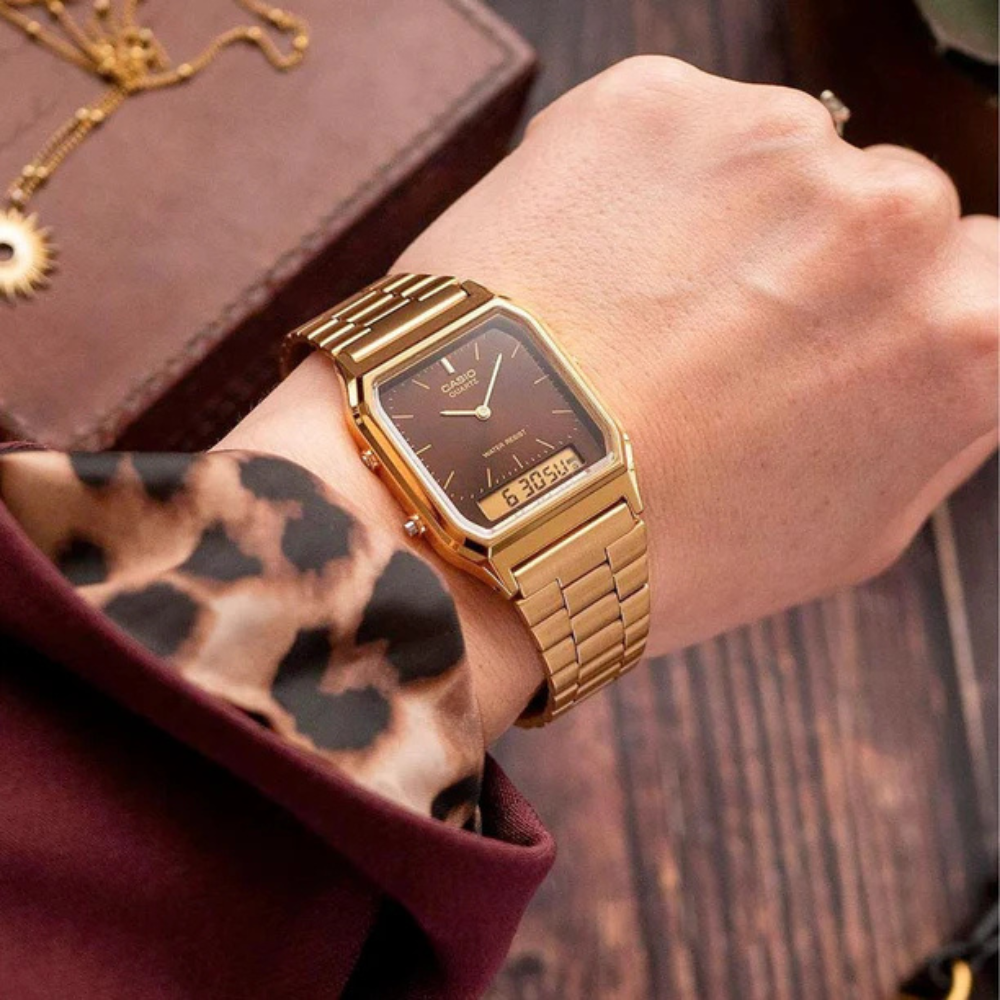 Reloj Casio AQ-230GA-5A Unisex - Análogo Digital - Reloj Reloj Casio original | Compra en Relojchile Chile | Reloj Casio Chile | Reloj Reloj Chile - Reloj hombre chile - Reloj mujer chile - Reloj santiago - Reloj original chile - reloj elegante hombre - reloj casual mujer - reloj resistente al agua - reloj acero inoxidable - reloj deportivo hombre - tienda de relojes online chile