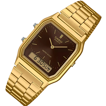 Reloj Casio AQ-230GA-5A Unisex - Análogo Digital - Reloj Reloj Casio original | Compra en Relojchile Chile | Reloj Casio Chile | Reloj Reloj Chile - Reloj hombre chile - Reloj mujer chile - Reloj santiago - Reloj original chile - reloj elegante hombre - reloj casual mujer - reloj resistente al agua - reloj acero inoxidable - reloj deportivo hombre - tienda de relojes online chile