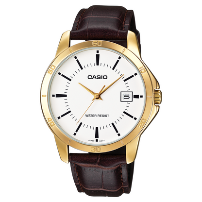 Reloj Casio MTP-V004GL-7A Hombre - Análogo - Reloj Reloj Casio original | Compra en Relojchile Chile | Reloj Casio Chile | Reloj Reloj Chile - Reloj hombre chile - Reloj mujer chile - Reloj santiago - Reloj original chile - reloj elegante hombre - reloj casual mujer - reloj resistente al agua - reloj acero inoxidable - reloj deportivo hombre - tienda de relojes online chile
