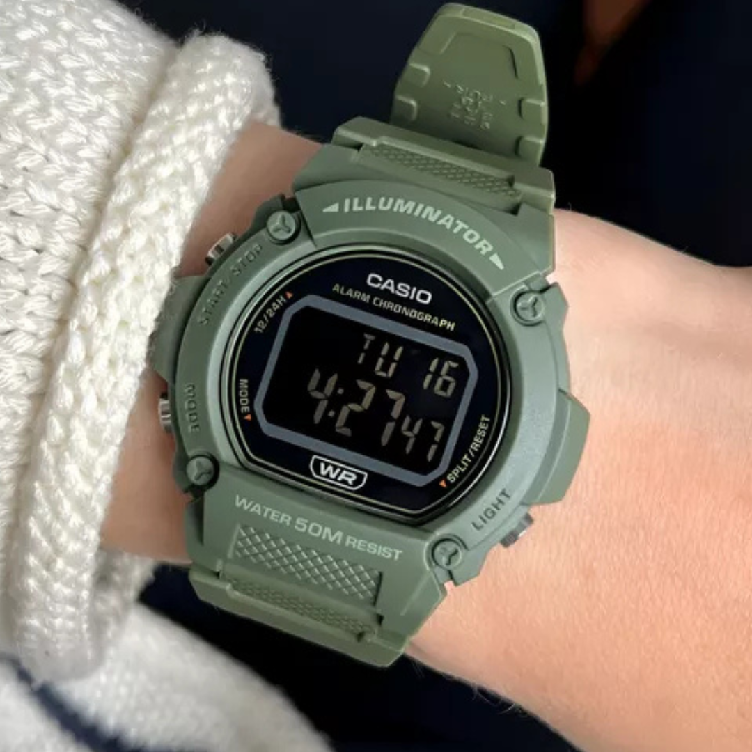 Reloj Casio W-219HC-3BV Unisex - Digital - Relojchile - Default Title - Casio - Reloj