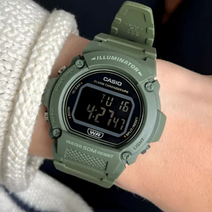 Reloj Casio W-219HC-3BV Unisex - Digital - Relojchile - Default Title - Casio - Reloj