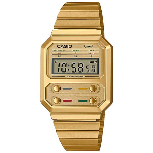 Reloj Casio Vintage A-100WEG-9A Unisex - Digital - Relojchile - Default Title - Casio - Reloj