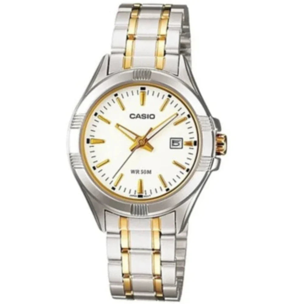Reloj Casio LTP-1308SG-7AV Mujer - Análogo - Reloj Reloj Casio original | Compra en Relojchile Chile | Reloj Casio Chile | Reloj Reloj Chile - Reloj hombre chile - Reloj mujer chile - Reloj santiago - Reloj original chile - reloj elegante hombre - reloj casual mujer - reloj resistente al agua - reloj acero inoxidable - reloj deportivo hombre - tienda de relojes online chile