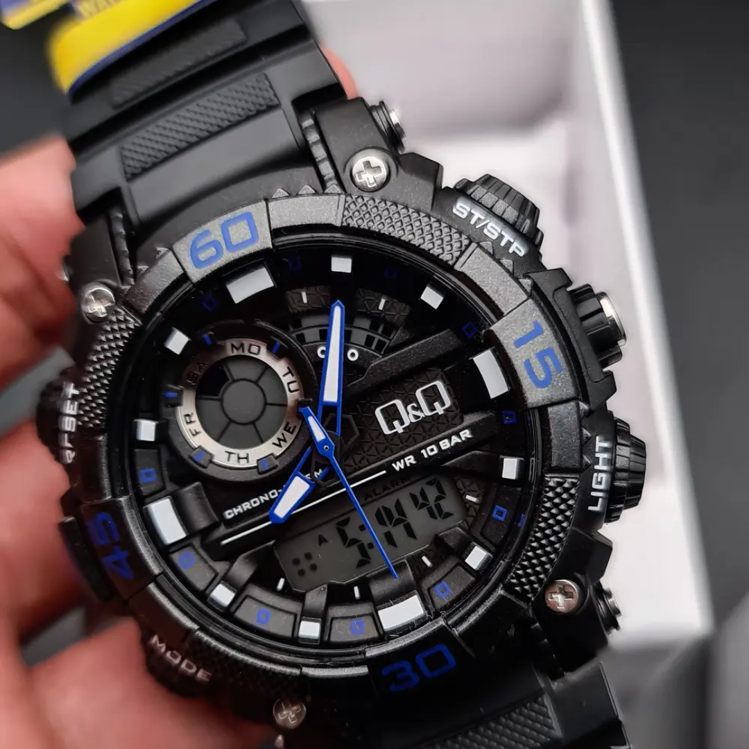 Reloj Q&Q GW87J012Y Hombre - Análogo Digital - Reloj Reloj Q&Q original | Compra en Relojchile Chile | Reloj Q&Q Chile | Reloj Reloj Chile - Reloj hombre chile - Reloj mujer chile - Reloj santiago - Reloj original chile - reloj elegante hombre - reloj casual mujer - reloj resistente al agua - reloj acero inoxidable - reloj deportivo hombre - tienda de relojes online chile
