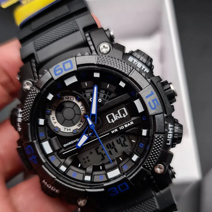 Reloj Q&Q GW87J012Y Hombre - Análogo Digital - Reloj Reloj Q&Q original | Compra en Relojchile Chile | Reloj Q&Q Chile | Reloj Reloj Chile - Reloj hombre chile - Reloj mujer chile - Reloj santiago - Reloj original chile - reloj elegante hombre - reloj casual mujer - reloj resistente al agua - reloj acero inoxidable - reloj deportivo hombre - tienda de relojes online chile