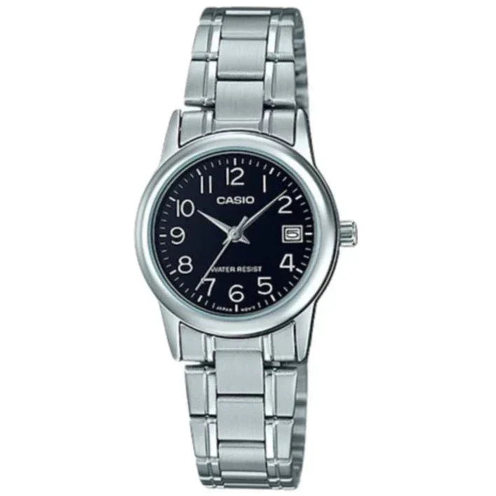 Reloj Casio LTP-V002D-1B Mujer - Análogo - Reloj Reloj Casio original | Compra en Relojchile Chile | Reloj Casio Chile | Reloj Reloj Chile - Reloj hombre chile - Reloj mujer chile - Reloj santiago - Reloj original chile - reloj elegante hombre - reloj casual mujer - reloj resistente al agua - reloj acero inoxidable - reloj deportivo hombre - tienda de relojes online chile
