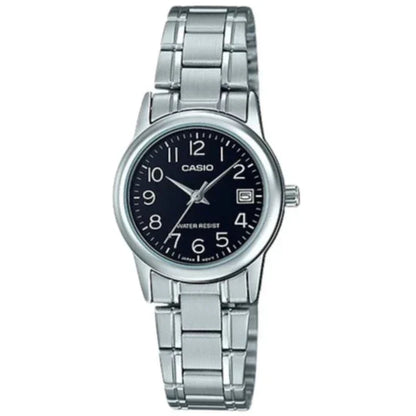 Reloj Casio LTP-V002D-1B Mujer - Análogo - Reloj Reloj Casio original | Compra en Relojchile Chile | Reloj Casio Chile | Reloj Reloj Chile - Reloj hombre chile - Reloj mujer chile - Reloj santiago - Reloj original chile - reloj elegante hombre - reloj casual mujer - reloj resistente al agua - reloj acero inoxidable - reloj deportivo hombre - tienda de relojes online chile