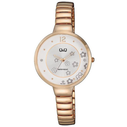 Reloj Q&Q F611J021Y Mujer - Análogo - Reloj Reloj Q&Q original | Compra en Relojchile Chile | Reloj Q&Q Chile | Reloj Reloj Chile - Reloj hombre chile - Reloj mujer chile - Reloj santiago - Reloj original chile - reloj elegante hombre - reloj casual mujer - reloj resistente al agua - reloj acero inoxidable - reloj deportivo hombre - tienda de relojes online chile