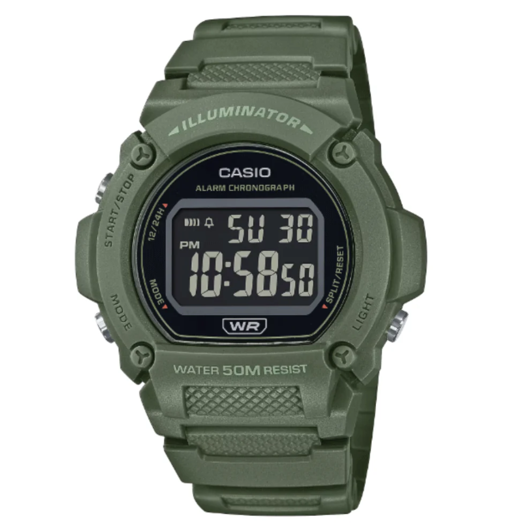 Reloj Casio W-219HC-3BV Unisex - Digital - Relojchile - Default Title - Casio - Reloj