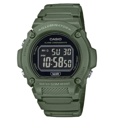 Reloj Casio W-219HC-3BV Unisex - Digital - Relojchile - Default Title - Casio - Reloj