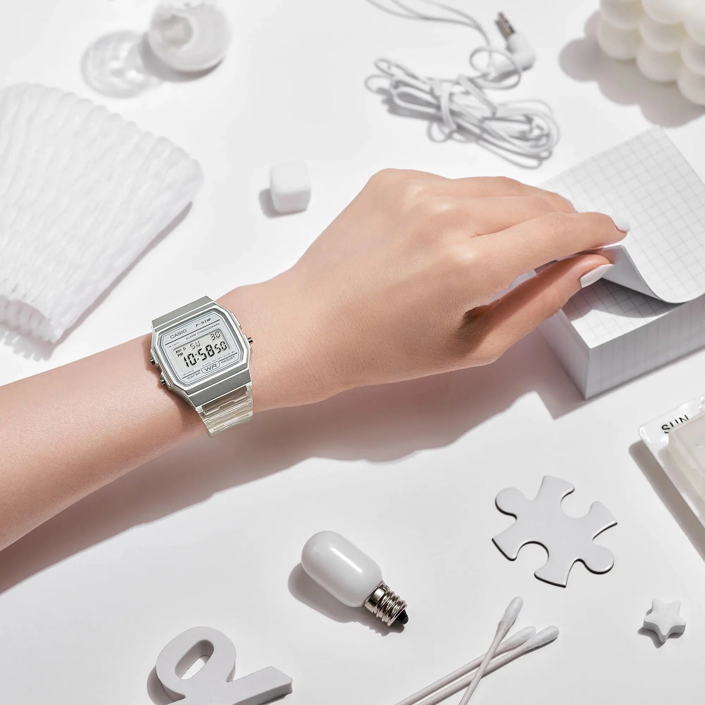 Reloj Casio F-91WS-7 Unisex - Digital - Relojchile - Default Title - Casio - Reloj