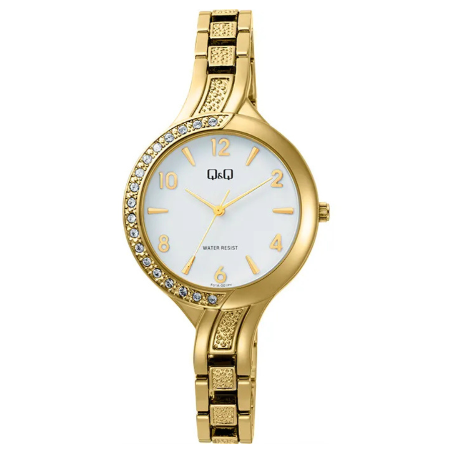 Reloj Q&Q Analogo F01A-001PY Mujer - Reloj Reloj Q&Q original | Compra en Relojchile Chile | Reloj Q&Q Chile | Reloj Reloj Chile - Reloj hombre chile - Reloj mujer chile - Reloj santiago - Reloj original chile - reloj elegante hombre - reloj casual mujer - reloj resistente al agua - reloj acero inoxidable - reloj deportivo hombre - tienda de relojes online chile