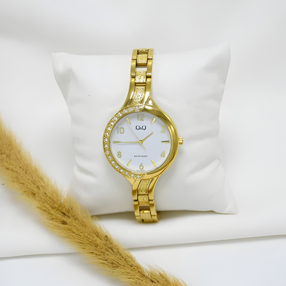 Reloj Q&Q Analogo F01A-001PY Mujer - Reloj Reloj Q&Q original | Compra en Relojchile Chile | Reloj Q&Q Chile | Reloj Reloj Chile - Reloj hombre chile - Reloj mujer chile - Reloj santiago - Reloj original chile - reloj elegante hombre - reloj casual mujer - reloj resistente al agua - reloj acero inoxidable - reloj deportivo hombre - tienda de relojes online chile
