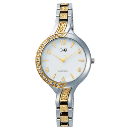 Reloj Q&Q Analogo F01A-003PY Mujer - Reloj Reloj Q&Q original | Compra en Relojchile Chile | Reloj Q&Q Chile | Reloj Reloj Chile - Reloj hombre chile - Reloj mujer chile - Reloj santiago - Reloj original chile - reloj elegante hombre - reloj casual mujer - reloj resistente al agua - reloj acero inoxidable - reloj deportivo hombre - tienda de relojes online chile