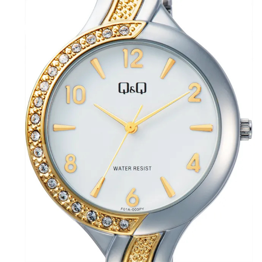 Reloj Q&Q Analogo F01A-003PY Mujer - Reloj Reloj Q&Q original | Compra en Relojchile Chile | Reloj Q&Q Chile | Reloj Reloj Chile - Reloj hombre chile - Reloj mujer chile - Reloj santiago - Reloj original chile - reloj elegante hombre - reloj casual mujer - reloj resistente al agua - reloj acero inoxidable - reloj deportivo hombre - tienda de relojes online chile