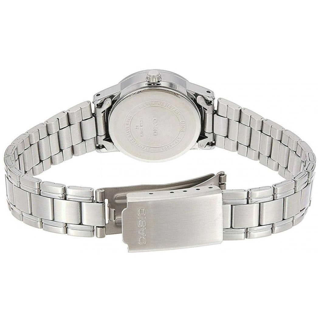 Reloj Casio LTP-V004D-7B2 Mujer - Análogo - Reloj Reloj Casio original | Compra en Relojchile Chile | Reloj Casio Chile | Reloj Reloj Chile - Reloj hombre chile - Reloj mujer chile - Reloj santiago - Reloj original chile - reloj elegante hombre - reloj casual mujer - reloj resistente al agua - reloj acero inoxidable - reloj deportivo hombre - tienda de relojes online chile