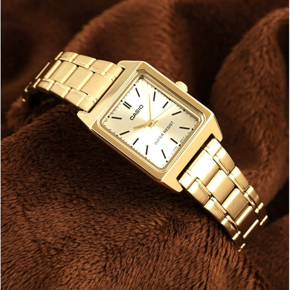 Reloj Casio Tank LTP-V007G-9E Mujer - Análogo - Reloj Reloj Casio original | Compra en Relojchile Chile | Reloj Casio Chile | Reloj Reloj Chile - Reloj hombre chile - Reloj mujer chile - Reloj santiago - Reloj original chile - reloj elegante hombre - reloj casual mujer - reloj resistente al agua - reloj acero inoxidable - reloj deportivo hombre - tienda de relojes online chile