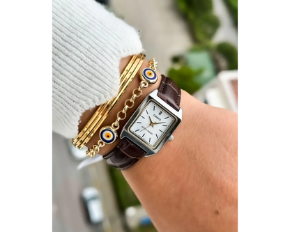 Reloj Casio Tank LTP-V007L-7E2 Mujer - Análogo - Relojchile - Default Title - Casio - Reloj