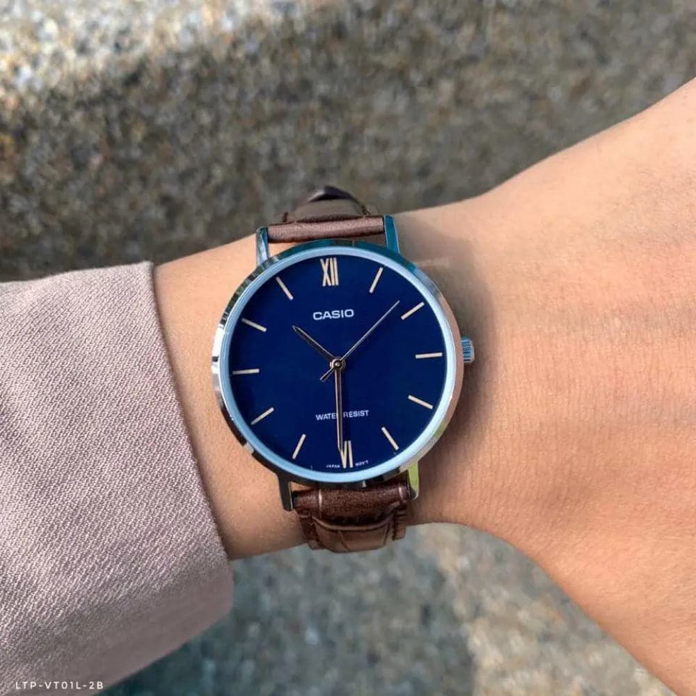 Reloj Casio LTP-VT01L-2B Mujer - Análogo - Relojchile - Default Title - Casio - Reloj