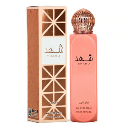 Lattafa Shahd All Over Perfume Spray 150ml Mujer