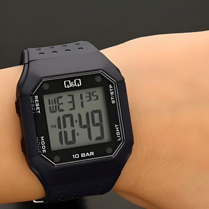 Reloj Q&Q Digital M158J007Y Hombre - Reloj Reloj Q&Q original | Compra en Relojchile Chile | Reloj Q&Q Chile | Reloj Reloj Chile - Reloj hombre chile - Reloj mujer chile - Reloj santiago - Reloj original chile - reloj elegante hombre - reloj casual mujer - reloj resistente al agua - reloj acero inoxidable - reloj deportivo hombre - tienda de relojes online chile