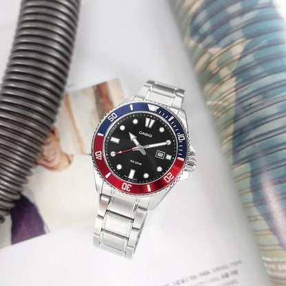 Reloj Casio Submariner MDV-107D-1A3V Hombre - Análogo - Reloj Reloj Casio original | Compra en Relojchile Chile | Reloj Casio Chile | Reloj Reloj Chile - Reloj hombre chile - Reloj mujer chile - Reloj santiago - Reloj original chile - reloj elegante hombre - reloj casual mujer - reloj resistente al agua - reloj acero inoxidable - reloj deportivo hombre - tienda de relojes online chile