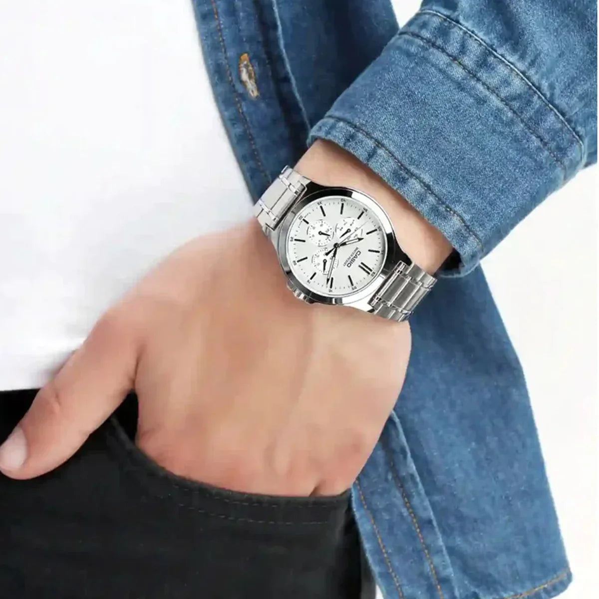 Reloj Casio MTP-V300D-7A Hombre - Análogo - Relojchile - Default Title - Casio - Reloj