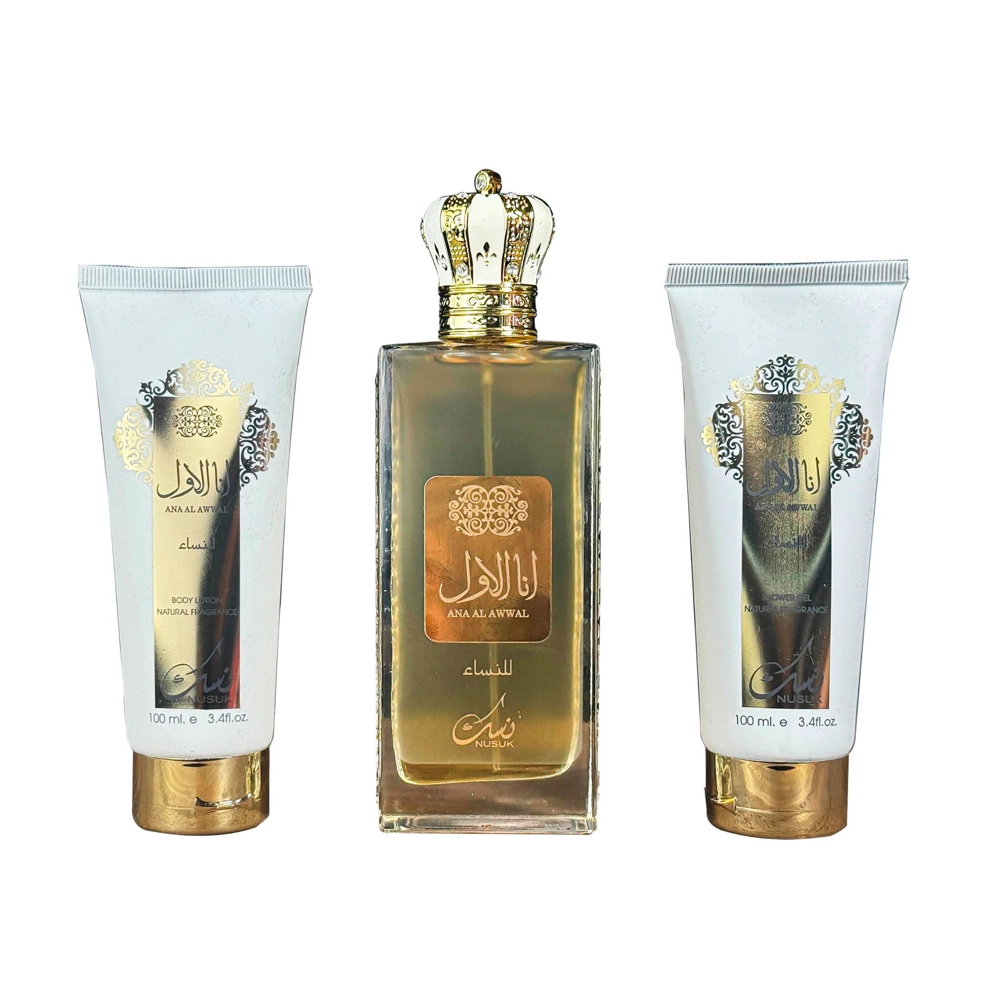 Nusuk Estuche Ana Al Awwal edp 100ml +S/G 100ml +B/L 100ml Mujer