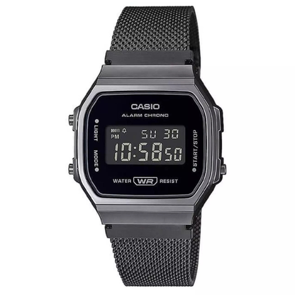 Reloj Casio Digital A-168WEMB-1B Unisex - Reloj Reloj Casio original | Compra en Relojchile Chile | Reloj Casio Chile | Reloj Reloj Chile - Reloj hombre chile - Reloj mujer chile - Reloj santiago - Reloj original chile - reloj elegante hombre - reloj casual mujer - reloj resistente al agua - reloj acero inoxidable - reloj deportivo hombre - tienda de relojes online chile