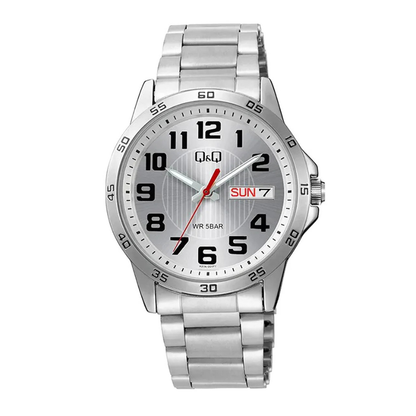 Reloj Q&Q Analogo A37A-001PY Hombre - Reloj Reloj Q&Q original | Compra en Relojchile Chile | Reloj Q&Q Chile | Reloj Reloj Chile - Reloj hombre chile - Reloj mujer chile - Reloj santiago - Reloj original chile - reloj elegante hombre - reloj casual mujer - reloj resistente al agua - reloj acero inoxidable - reloj deportivo hombre - tienda de relojes online chile