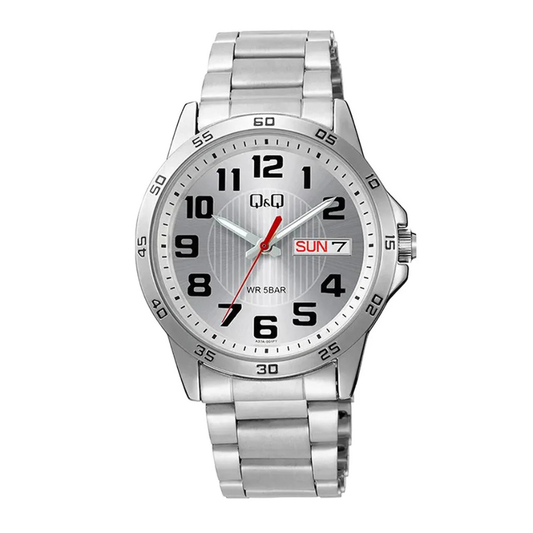 Reloj Q&Q Analogo A37A-001PY Hombre - Reloj Reloj Q&Q original | Compra en Relojchile Chile | Reloj Q&Q Chile | Reloj Reloj Chile - Reloj hombre chile - Reloj mujer chile - Reloj santiago - Reloj original chile - reloj elegante hombre - reloj casual mujer - reloj resistente al agua - reloj acero inoxidable - reloj deportivo hombre - tienda de relojes online chile