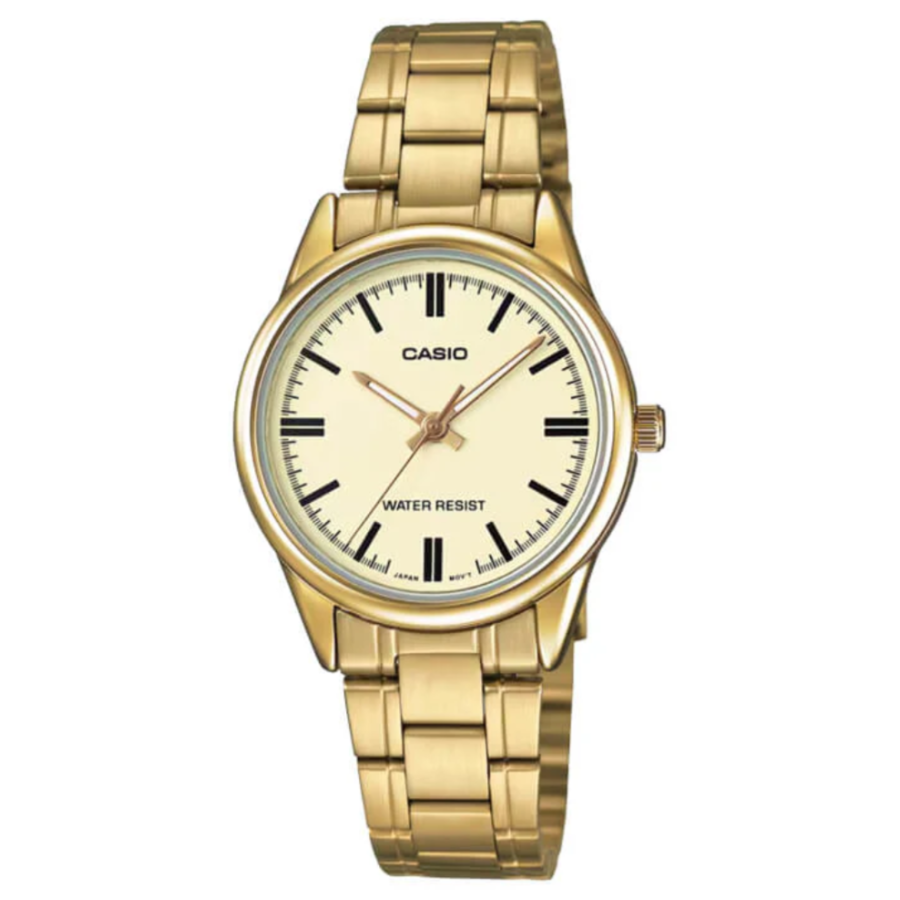 Reloj Casio LTP-V005G-9A Mujer - Análogo - Reloj Reloj Casio original | Compra en Relojchile Chile | Reloj Casio Chile | Reloj Reloj Chile - Reloj hombre chile - Reloj mujer chile - Reloj santiago - Reloj original chile - reloj elegante hombre - reloj casual mujer - reloj resistente al agua - reloj acero inoxidable - reloj deportivo hombre - tienda de relojes online chile