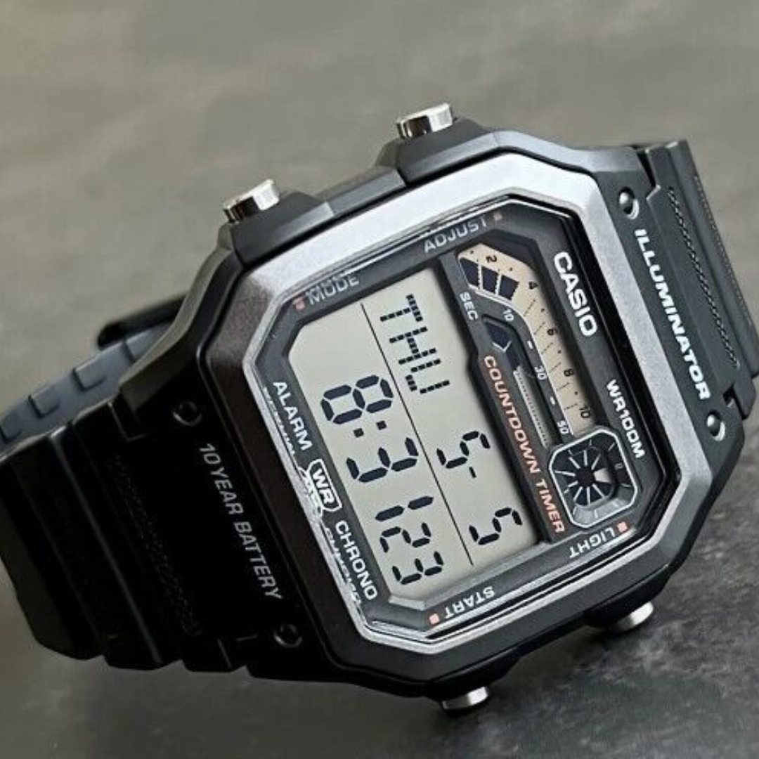 Reloj Casio WS-1600H-1AV Hombre - Digital - Reloj Reloj Casio original | Compra en Relojchile Chile | Reloj Casio Chile | Reloj Reloj Chile - Reloj hombre chile - Reloj mujer chile - Reloj santiago - Reloj original chile - reloj elegante hombre - reloj casual mujer - reloj resistente al agua - reloj acero inoxidable - reloj deportivo hombre - tienda de relojes online chile