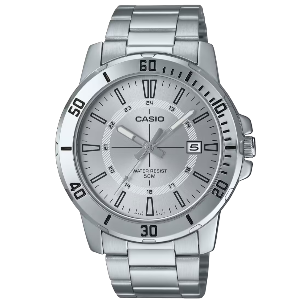 Reloj Casio MTP-VD01D-7CV Hombre - Análogo - Reloj Reloj Casio original | Compra en Relojchile Chile | Reloj Casio Chile | Reloj Reloj Chile - Reloj hombre chile - Reloj mujer chile - Reloj santiago - Reloj original chile - reloj elegante hombre - reloj casual mujer - reloj resistente al agua - reloj acero inoxidable - reloj deportivo hombre - tienda de relojes online chile