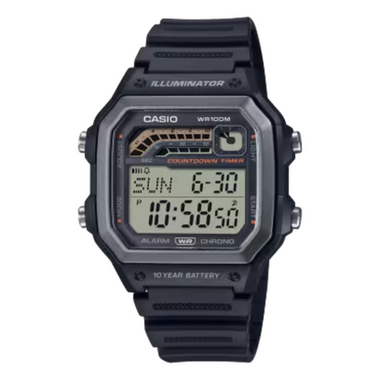 Reloj Casio WS-1600H-1AV Hombre - Digital - Reloj Reloj Casio original | Compra en Relojchile Chile | Reloj Casio Chile | Reloj Reloj Chile - Reloj hombre chile - Reloj mujer chile - Reloj santiago - Reloj original chile - reloj elegante hombre - reloj casual mujer - reloj resistente al agua - reloj acero inoxidable - reloj deportivo hombre - tienda de relojes online chile