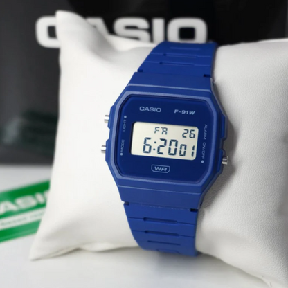 Reloj Casio Vintage Bio-Plastic F-91WB-2A1 Unisex - Digital - Relojchile - Default Title - Casio - Reloj