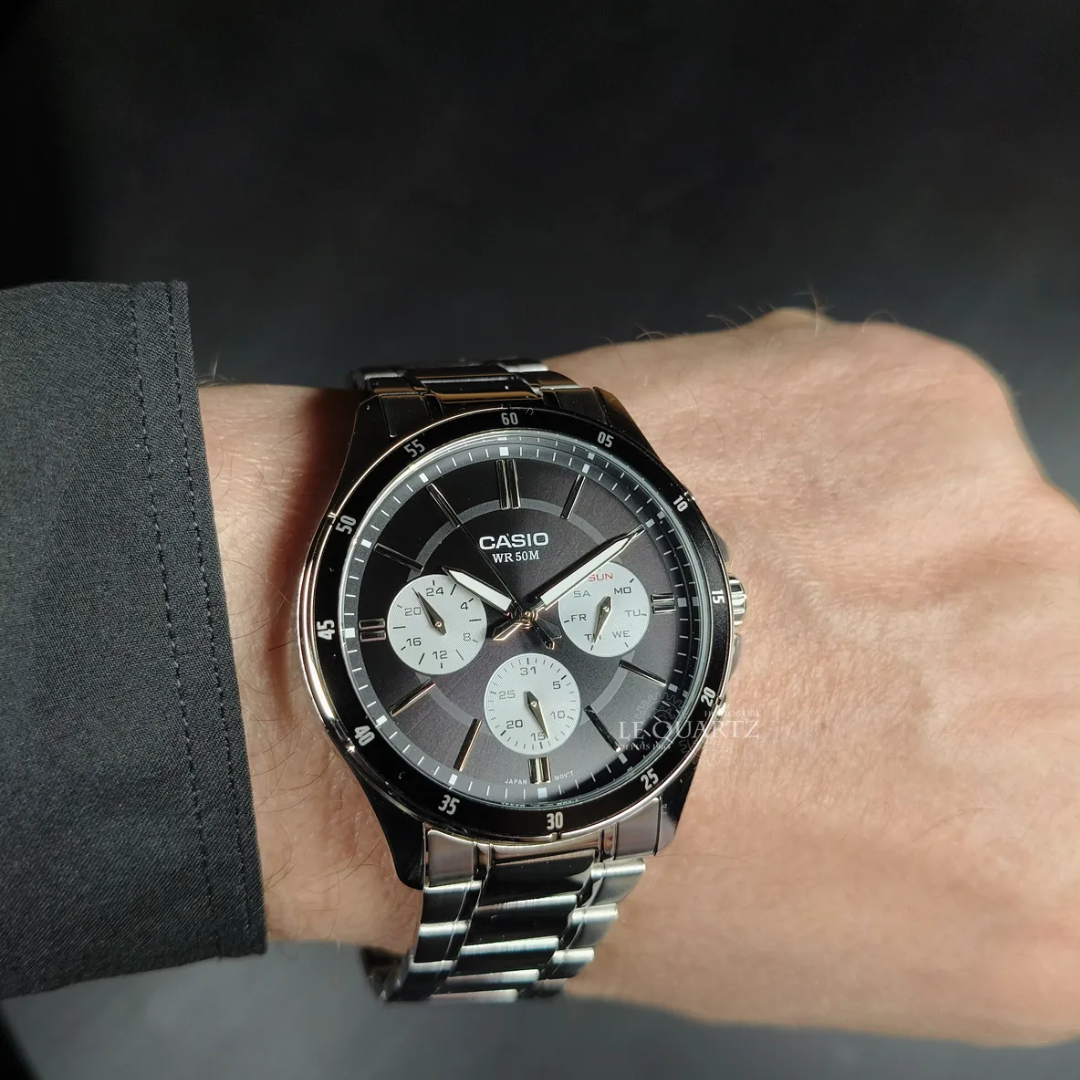 Reloj Casio MTP-1374D-1A3V Hombre - Análogo - Reloj Reloj Casio original | Compra en Relojchile Chile | Reloj Casio Chile | Reloj Reloj Chile - Reloj hombre chile - Reloj mujer chile - Reloj santiago - Reloj original chile - reloj elegante hombre - reloj casual mujer - reloj resistente al agua - reloj acero inoxidable - reloj deportivo hombre - tienda de relojes online chile