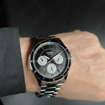 Reloj Casio MTP-1374D-1A3V Hombre - Análogo - Reloj Reloj Casio original | Compra en Relojchile Chile | Reloj Casio Chile | Reloj Reloj Chile - Reloj hombre chile - Reloj mujer chile - Reloj santiago - Reloj original chile - reloj elegante hombre - reloj casual mujer - reloj resistente al agua - reloj acero inoxidable - reloj deportivo hombre - tienda de relojes online chile