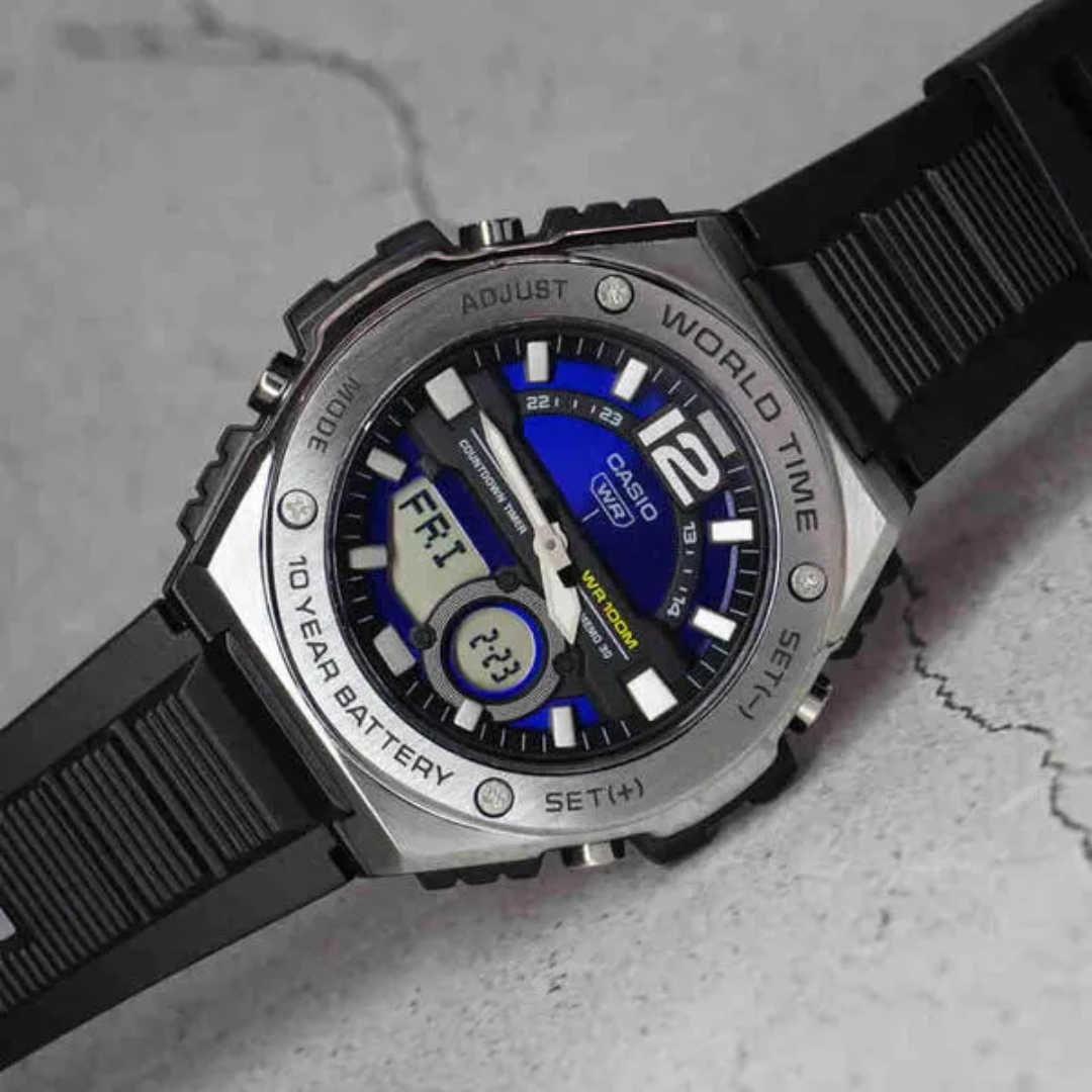 Reloj Casio MWQ-100-2AV Hombre - Análogo - Digital - Reloj Reloj Casio original | Compra en Relojchile Chile | Reloj Casio Chile | Reloj Reloj Chile - Reloj hombre chile - Reloj mujer chile - Reloj santiago - Reloj original chile - reloj elegante hombre - reloj casual mujer - reloj resistente al agua - reloj acero inoxidable - reloj deportivo hombre - tienda de relojes online chile