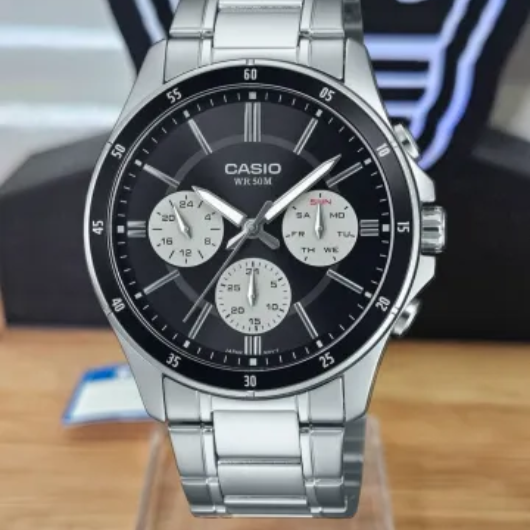 Reloj Casio MTP-1374D-1A3V Hombre - Análogo - Reloj Reloj Casio original | Compra en Relojchile Chile | Reloj Casio Chile | Reloj Reloj Chile - Reloj hombre chile - Reloj mujer chile - Reloj santiago - Reloj original chile - reloj elegante hombre - reloj casual mujer - reloj resistente al agua - reloj acero inoxidable - reloj deportivo hombre - tienda de relojes online chile