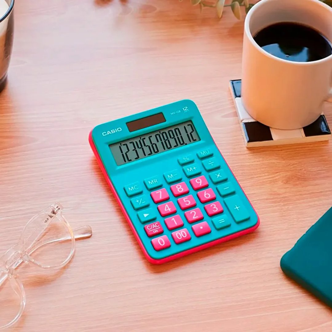Calculadora Casio MX-12B-GNRD - Relojchile - Default Title - Casio - Calculadora