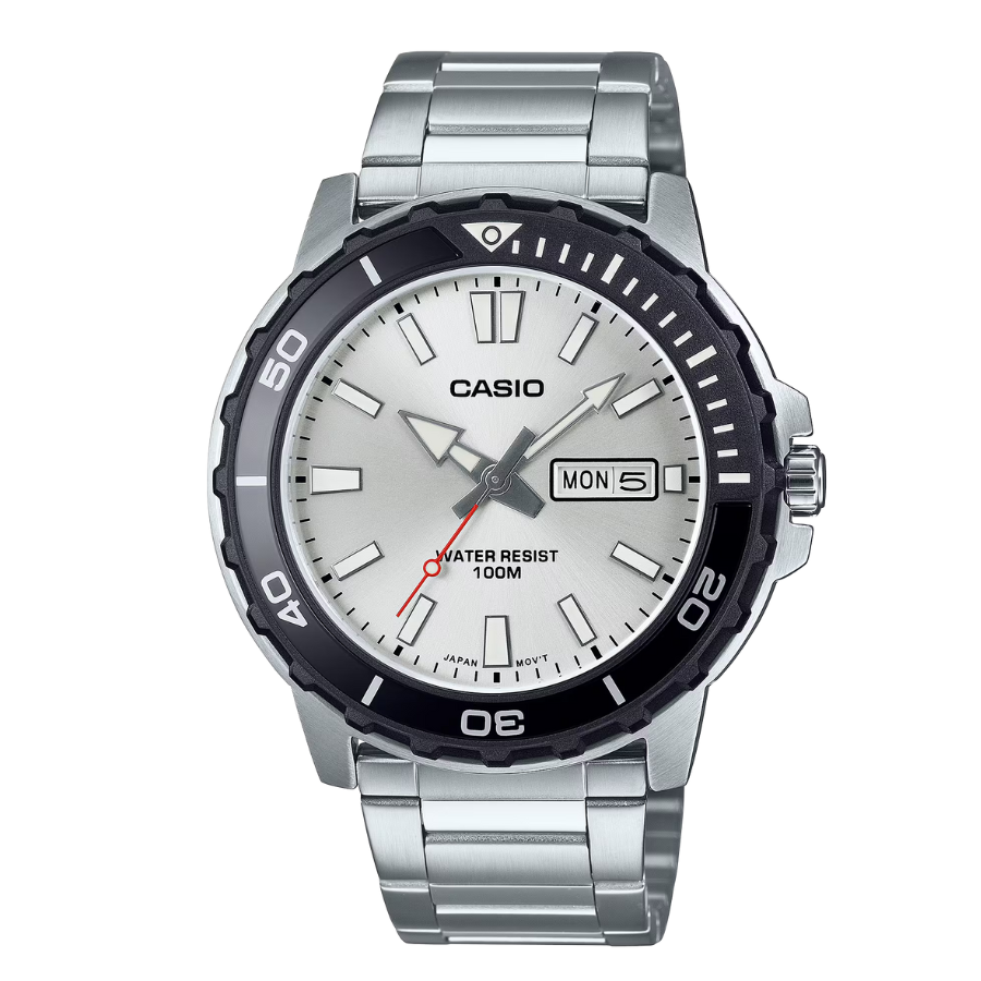 Reloj Casio MTD-125D-7AV Hombre - Reloj Reloj Casio original | Compra en Relojchile Chile | Reloj Casio Chile | Reloj Reloj Chile - Reloj hombre chile - Reloj mujer chile - Reloj santiago - Reloj original chile - reloj elegante hombre - reloj casual mujer - reloj resistente al agua - reloj acero inoxidable - reloj deportivo hombre - tienda de relojes online chile