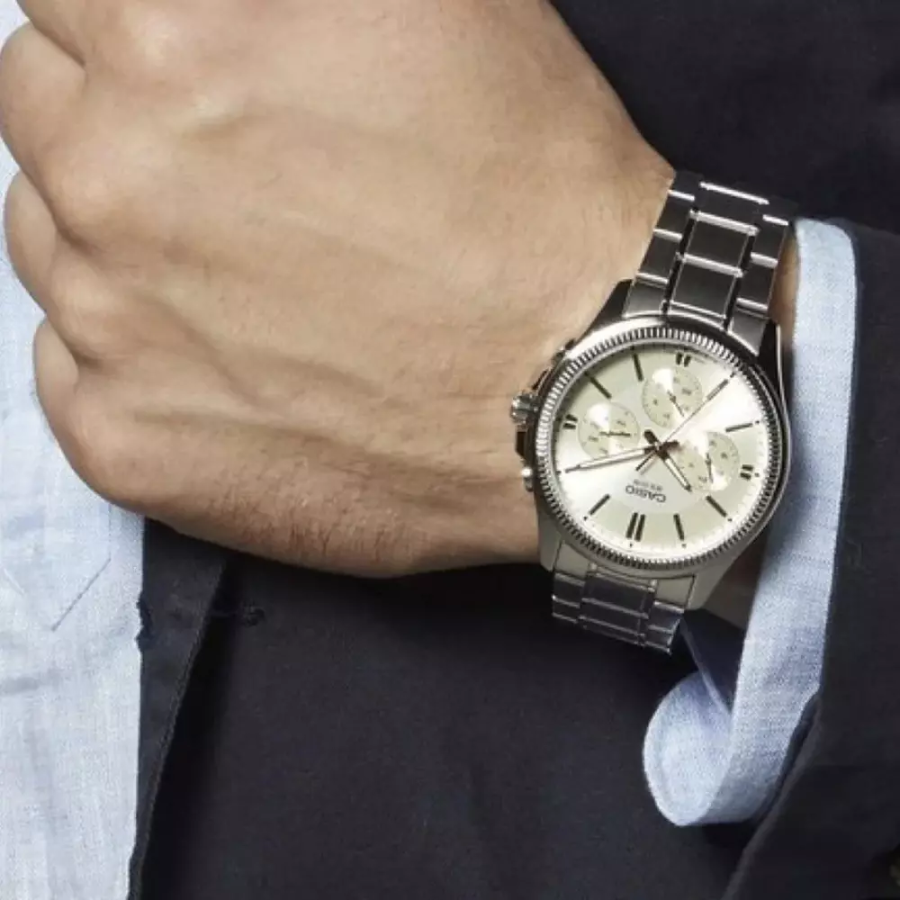 Reloj Casio MTP-1375D-7A2V Hombre - Reloj Reloj Casio original | Compra en Relojchile Chile | Reloj Casio Chile | Reloj Reloj Chile - Reloj hombre chile - Reloj mujer chile - Reloj santiago - Reloj original chile - reloj elegante hombre - reloj casual mujer - reloj resistente al agua - reloj acero inoxidable - reloj deportivo hombre - tienda de relojes online chile