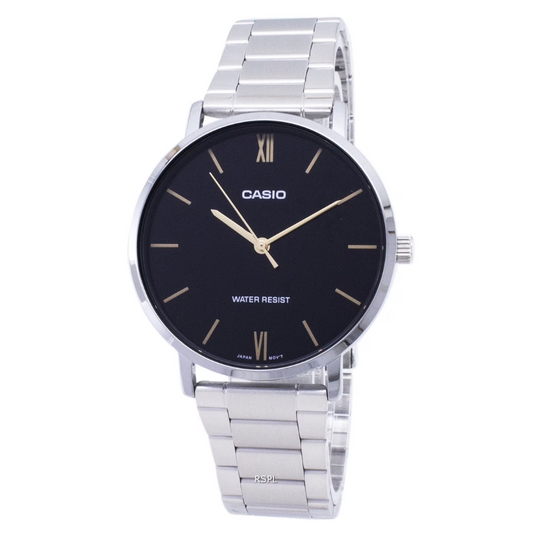 Reloj Casio MTP-VT01D-1B Hombre - Reloj Reloj Casio original | Compra en Relojchile Chile | Reloj Casio Chile | Reloj Reloj Chile - Reloj hombre chile - Reloj mujer chile - Reloj santiago - Reloj original chile - reloj elegante hombre - reloj casual mujer - reloj resistente al agua - reloj acero inoxidable - reloj deportivo hombre - tienda de relojes online chile