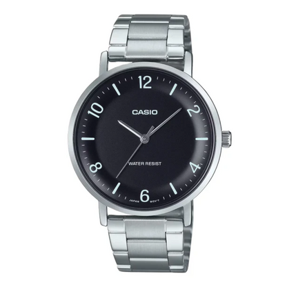 Reloj Casio MTP-VT03D-1B Hombre - Reloj Reloj Casio original | Compra en Relojchile Chile | Reloj Casio Chile | Reloj Reloj Chile - Reloj hombre chile - Reloj mujer chile - Reloj santiago - Reloj original chile - reloj elegante hombre - reloj casual mujer - reloj resistente al agua - reloj acero inoxidable - reloj deportivo hombre - tienda de relojes online chile